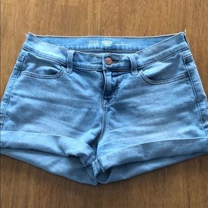 Old navy light wash jean shorts